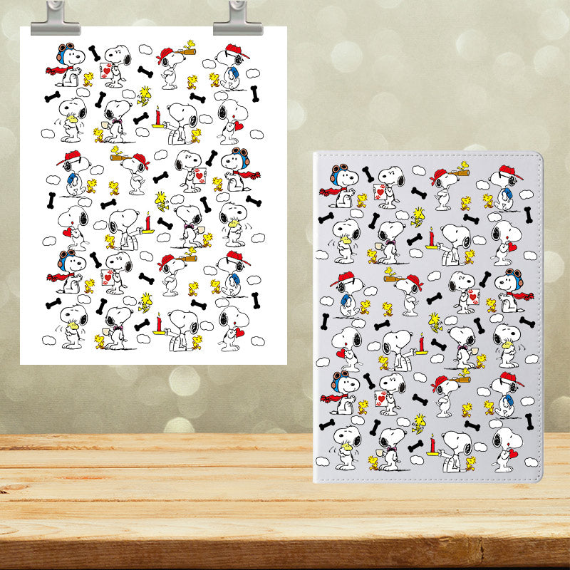 A5 Notebook UVDTF Wrap White Dog 7028