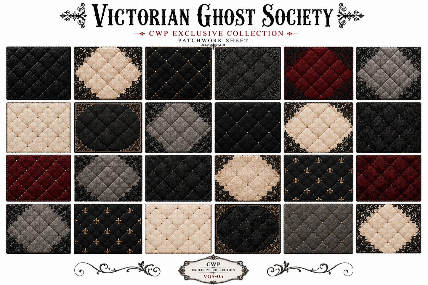 Victorian Ghost  Society | UVDTF 9.5 x14 Element Sheets (Copy)
