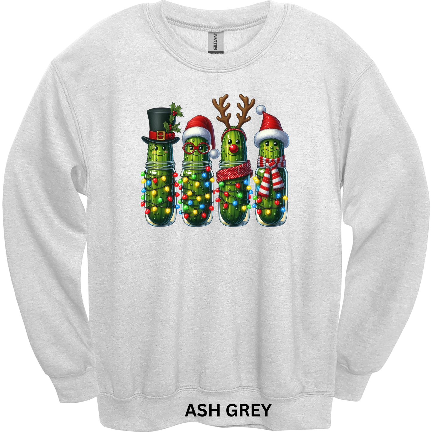 Crewneck Sweatshirt Christmas Pickles 1028