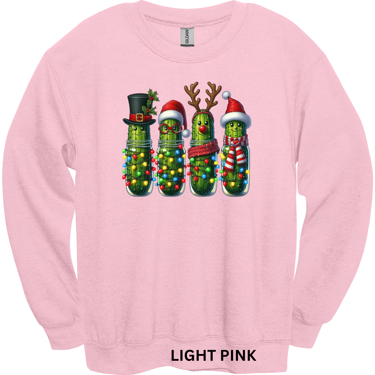 Crewneck Sweatshirt Christmas Pickles 1028