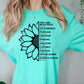 Short Sleeve T-Shirt You Are Half Sunflower 888