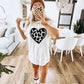 Short Sleeve T-Shirt Cow Heart 928