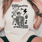 Short Sleeve T-Shirt Under caffeinated & Over Stimulated 816