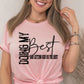 Short Sleeve T-Shirt Doing My Best Letting God Do The Rest