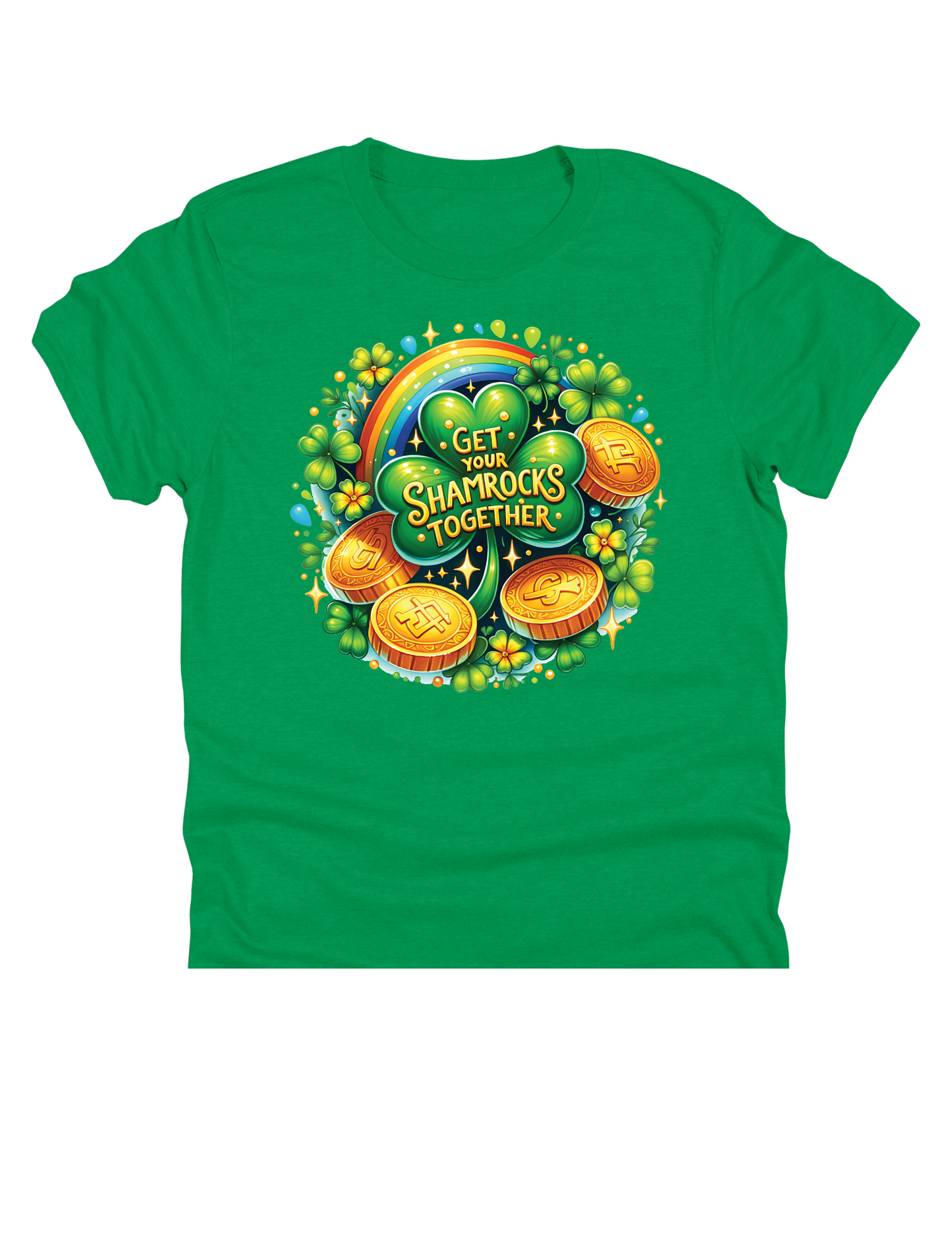 11" DTF Ready to Press - Get Your Shamrocks Together | 0397