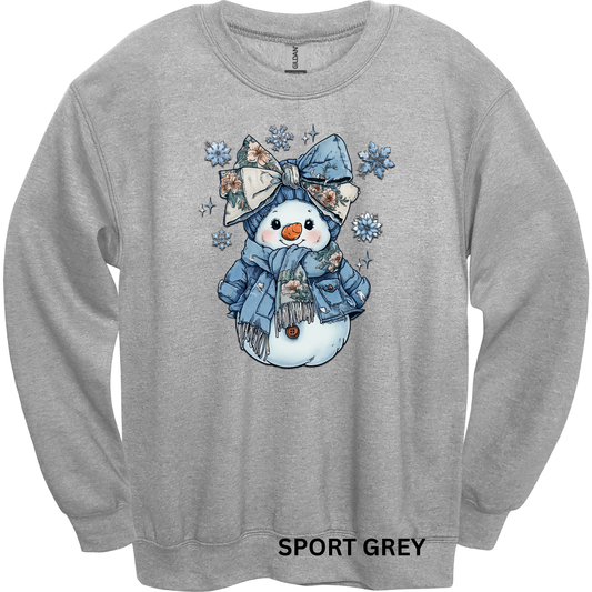 Crewneck Sweatshirt Snowman 1092