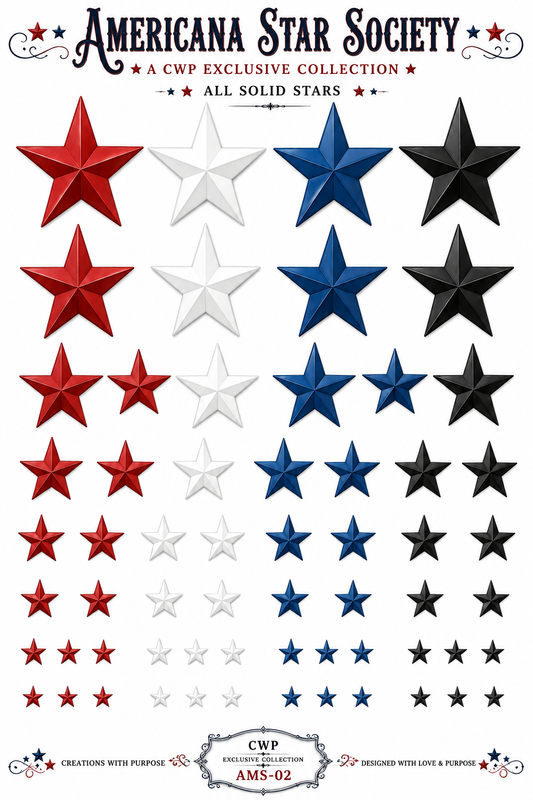 Americana Star Society | UVDTF 9.5 x14 Element Sheets 801