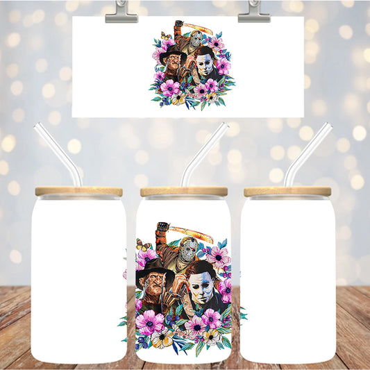 4" Decal Uvdtf Wrap Horror D214