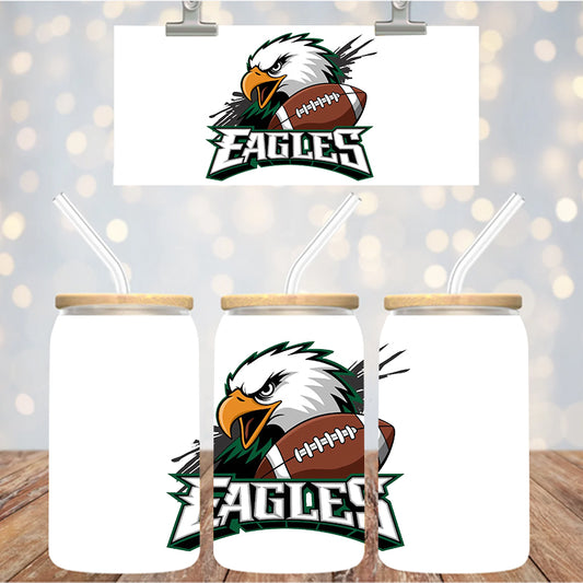 4" Decal Uvdtf Wrap Bird Football D162