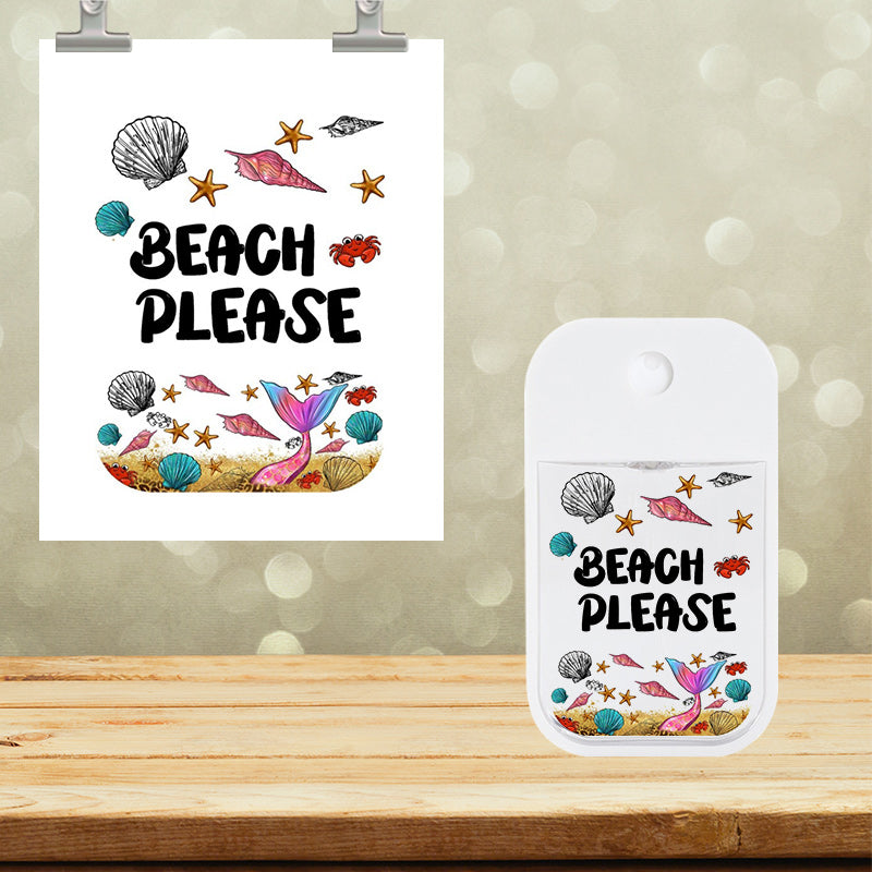 UVDTF 2x2.5 Spray Bottle Beach Please 10008