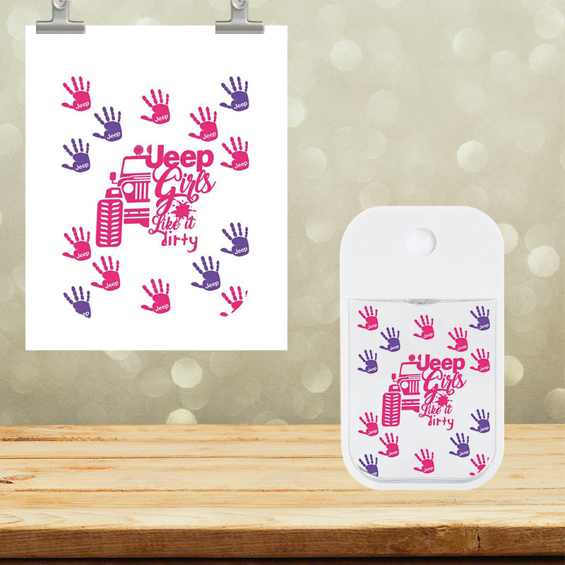 UVDTF 2x2.5 Spray Bottle Jeep Girls 10011