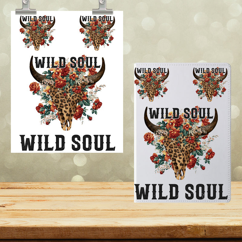 A5 Notebook UVDTF Wrap Wild Soul 7096