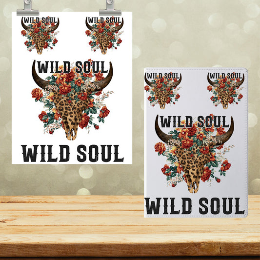 A5 Notebook UVDTF Wrap Wild Soul 7096