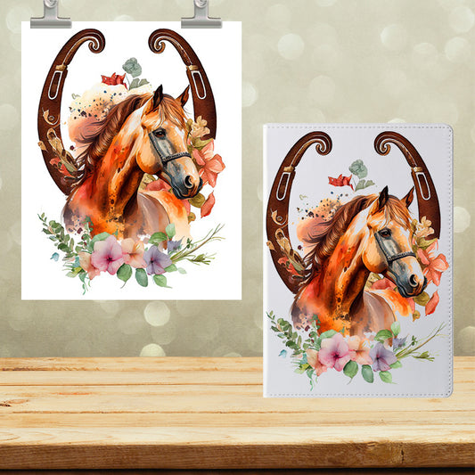A5 Notebook UVDTF Wrap Horse 7087