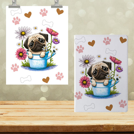 A5 Notebook UVDTF Wrap Cute puppy 7102