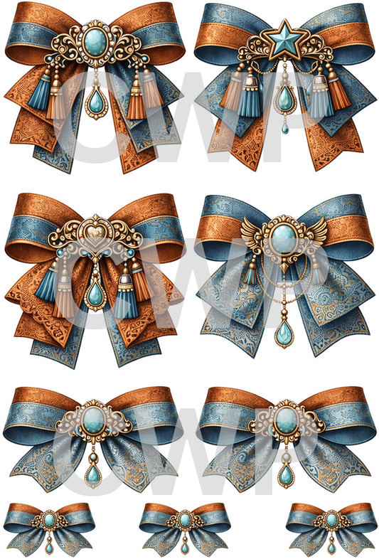 UVDTF 9.5 x14 Element Sheet Bows 15