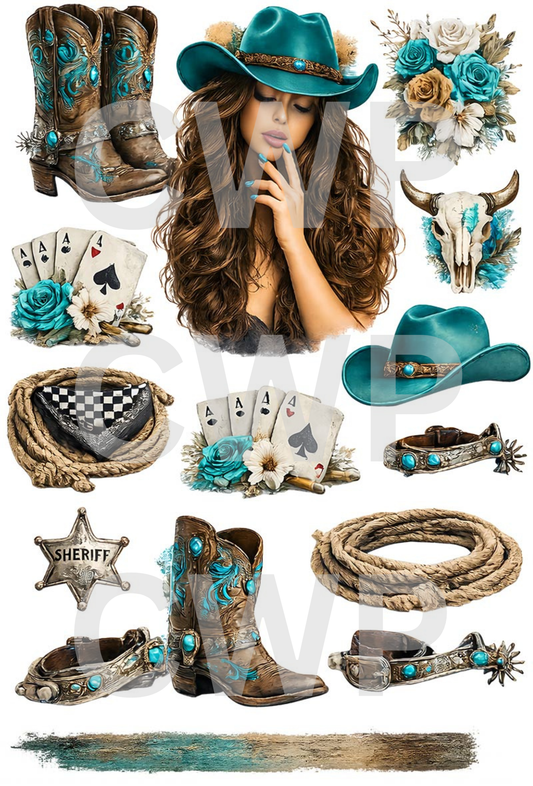 UVDTF 9.5 x14 Element Sheet Western 3