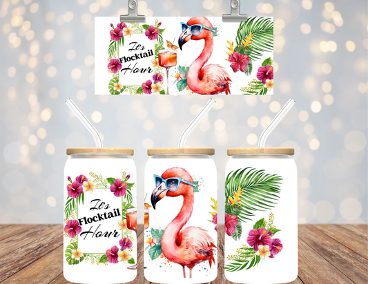 16 oz Uv Dtf Cup Wrap Flocktail Hour 740