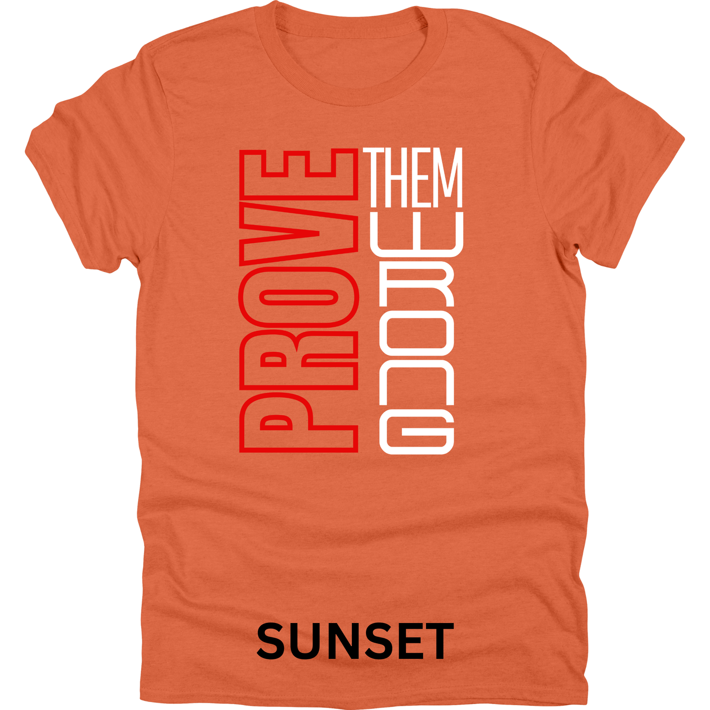 Short Sleeve TShirt Prove Them Wrong 1116