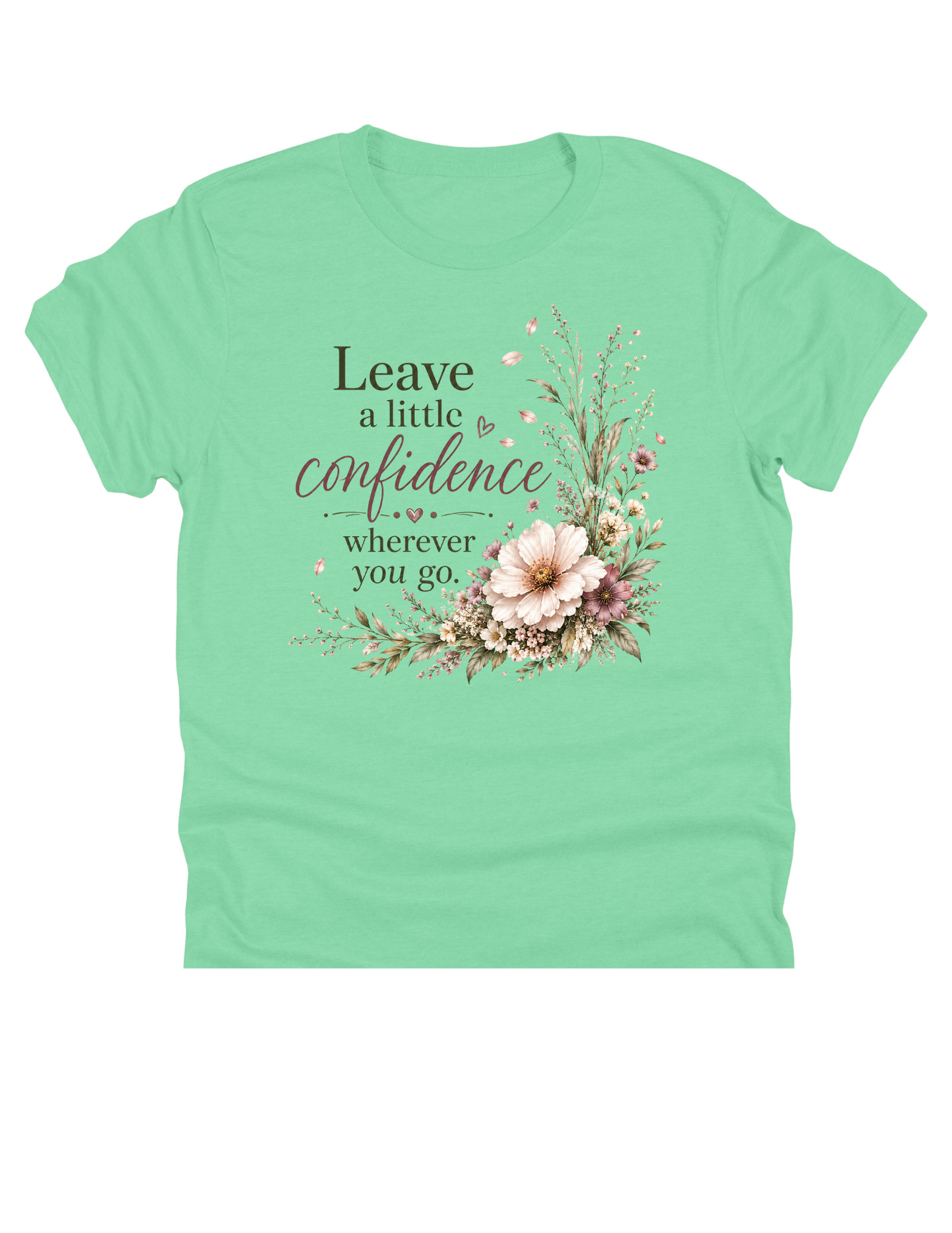Quiet Strength Collection | Inspirational Floral DTF Transfers | CWP EXCLUSIVE | 6 CHOICES