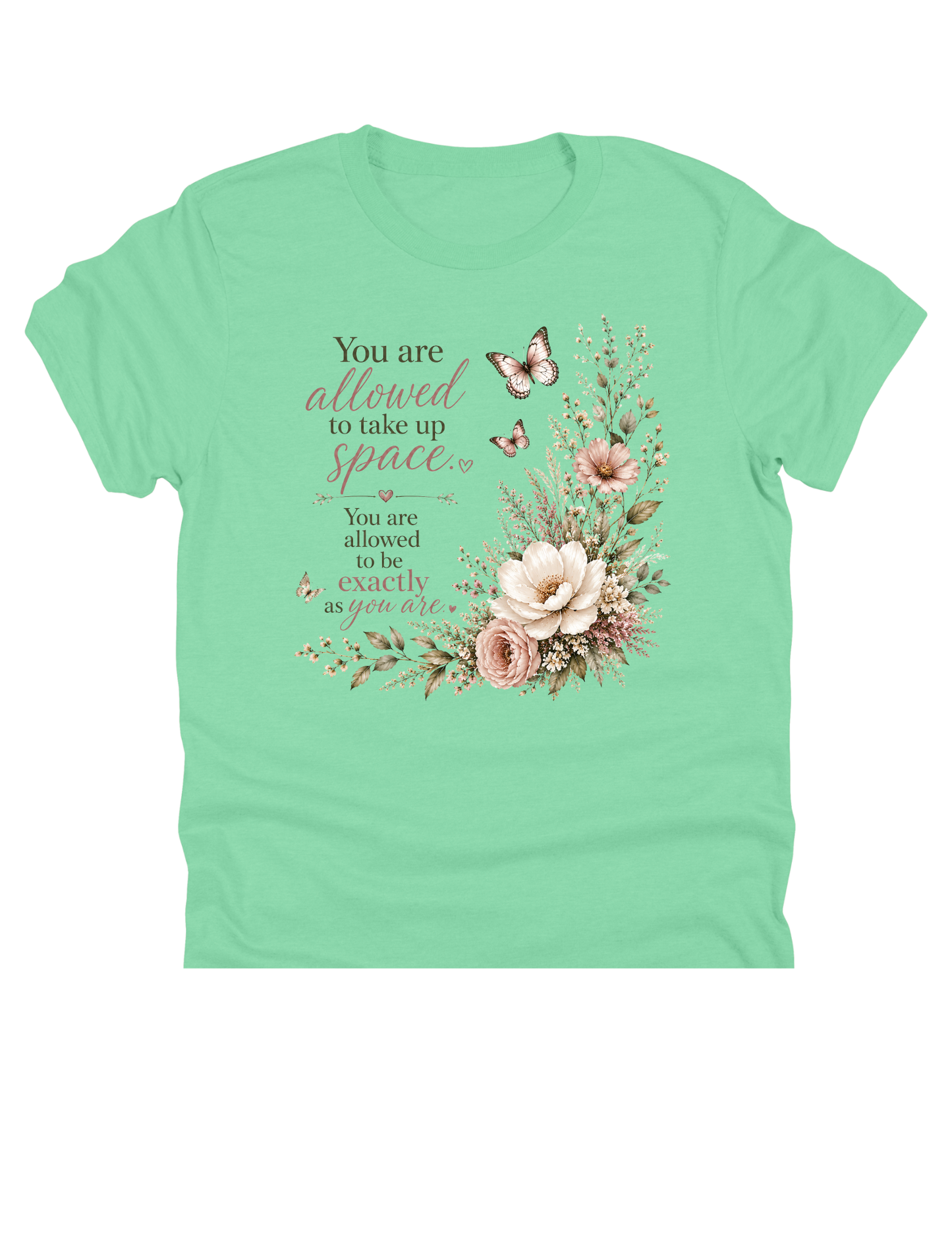 Quiet Strength Collection | Inspirational Floral DTF Transfers | CWP EXCLUSIVE | 6 CHOICES
