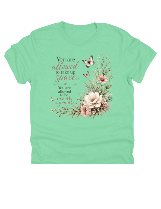 Quiet Strength Collection | Inspirational Floral DTF Transfers | CWP EXCLUSIVE | 6 CHOICES 1062