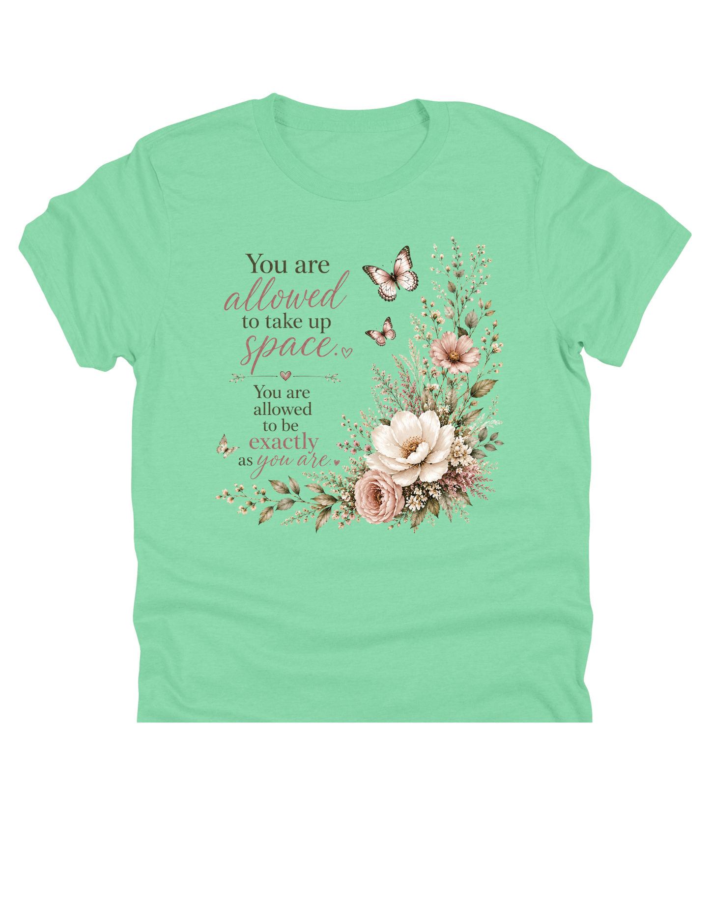 Quiet Strength Collection | Inspirational Floral DTF Transfers | CWP EXCLUSIVE | 6 CHOICES