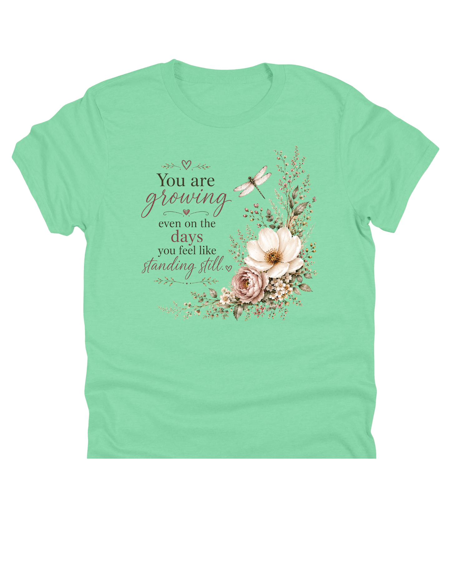 Quiet Strength Collection | Inspirational Floral DTF Transfers | CWP EXCLUSIVE | 6 CHOICES
