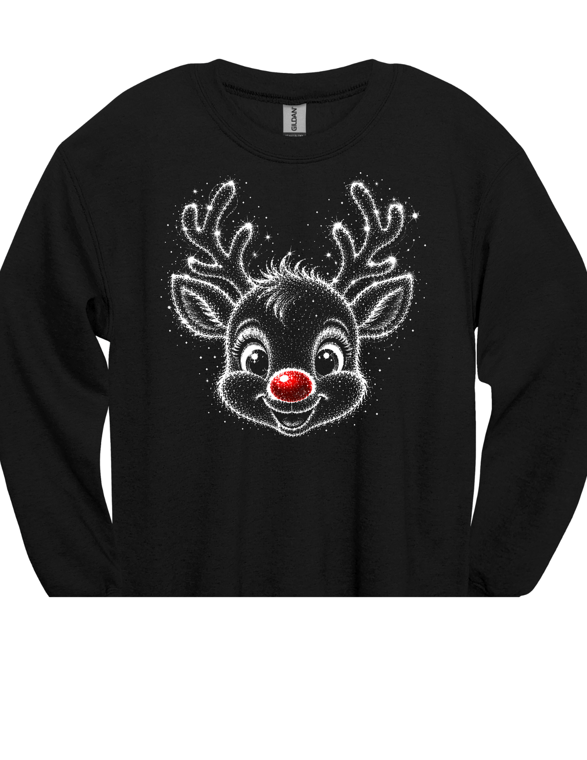 Red Nose Reindeer DTF Transfer & Apparel
