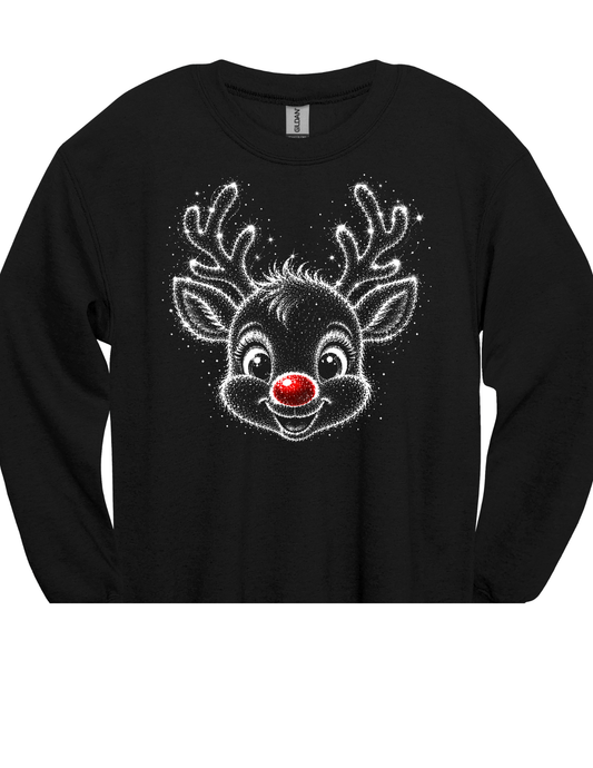 Red Nose Reindeer DTF Transfer & Apparel