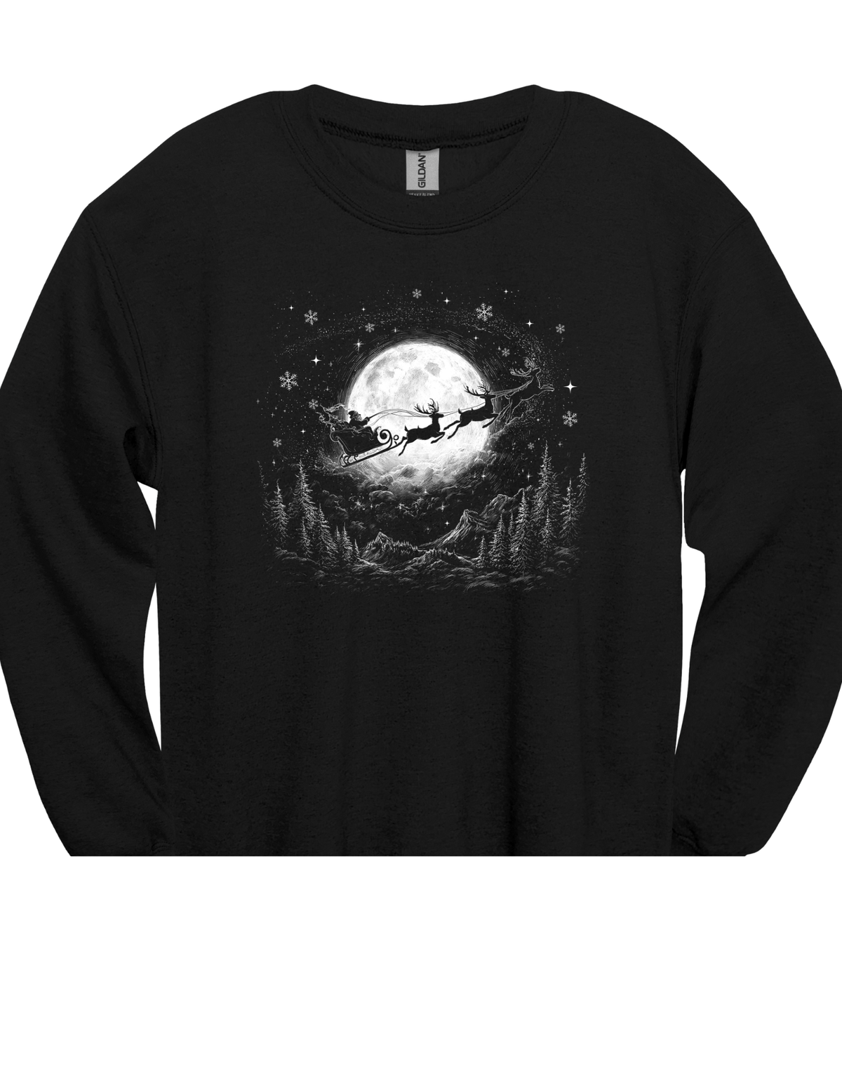 Santa’s Midnight Flight DTF Transfer & Apparel