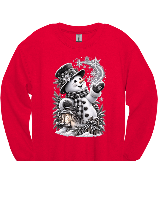 Winter Magic Snowman DTF Transfer & Apparel