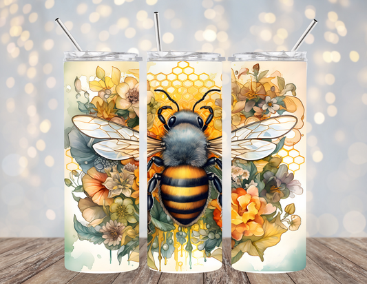 UVDTF 20 oz Cup Wrap Bee 2134