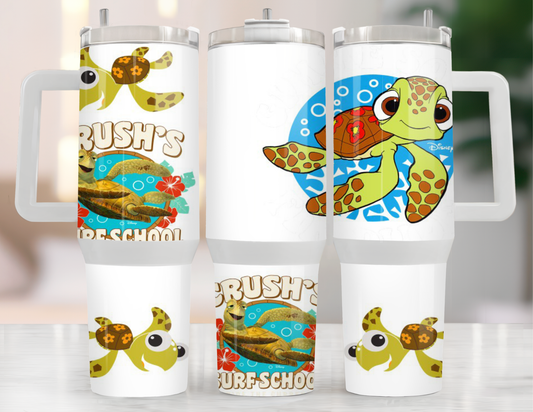 UVDTF 40 oz Cup Cute Turtle 3054