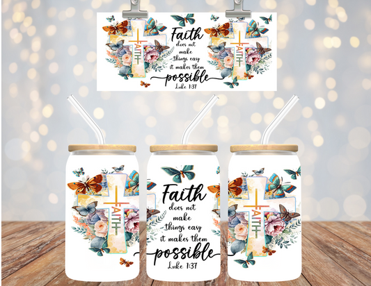 Uv Dtf Cup Wrap Faith 542