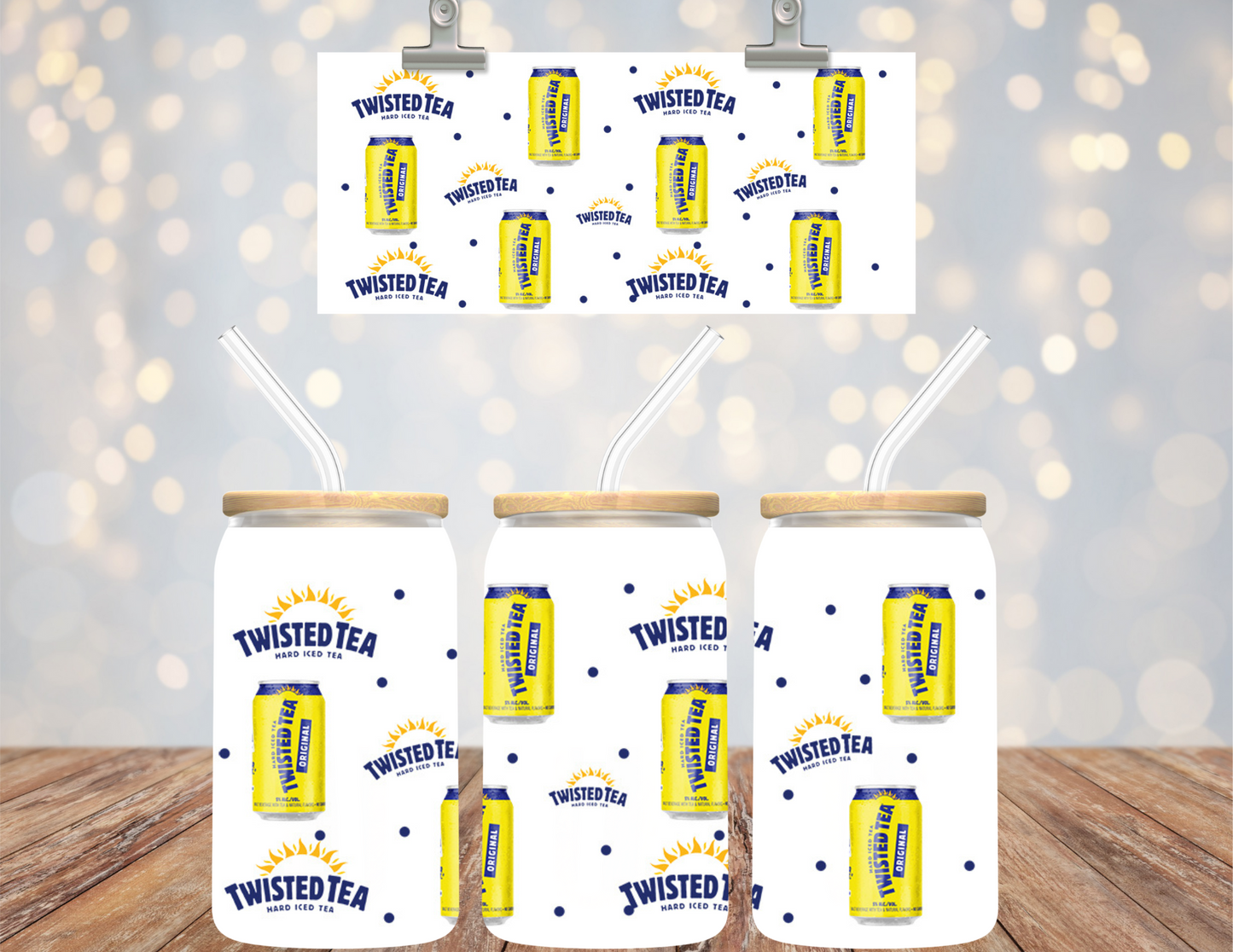 UVDTF 16 oz Cup Wrap Big Tea Cans 6169