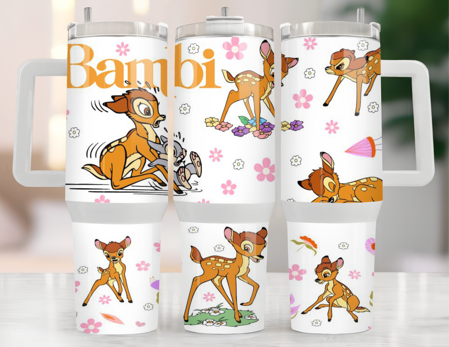 UVDTF 40 oz Cup Cute Deer & Friend 3055