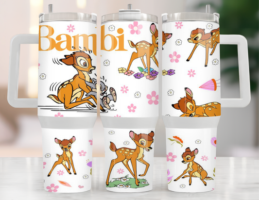 UVDTF 40 oz Cup Cute Deer & Friend 3055