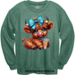 Crewneck Sweatshirt Hot Mess Cute Highland Cow 482