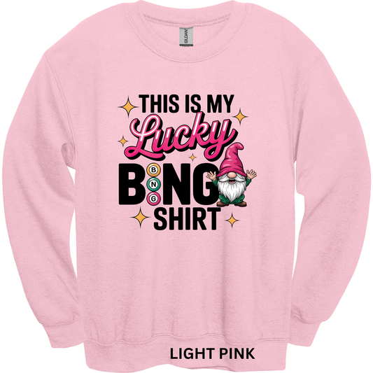 Crewneck Sweatshirt Lucky Bingo Shirt 484