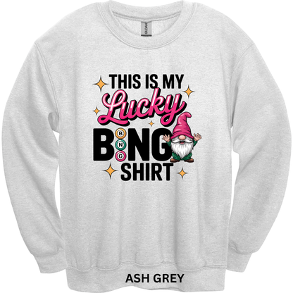 Crewneck Sweatshirt Lucky Bingo Shirt 484