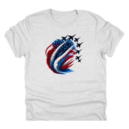 Patriotic Jet Airshow | 11" Ready to Press DTF Transfer|170