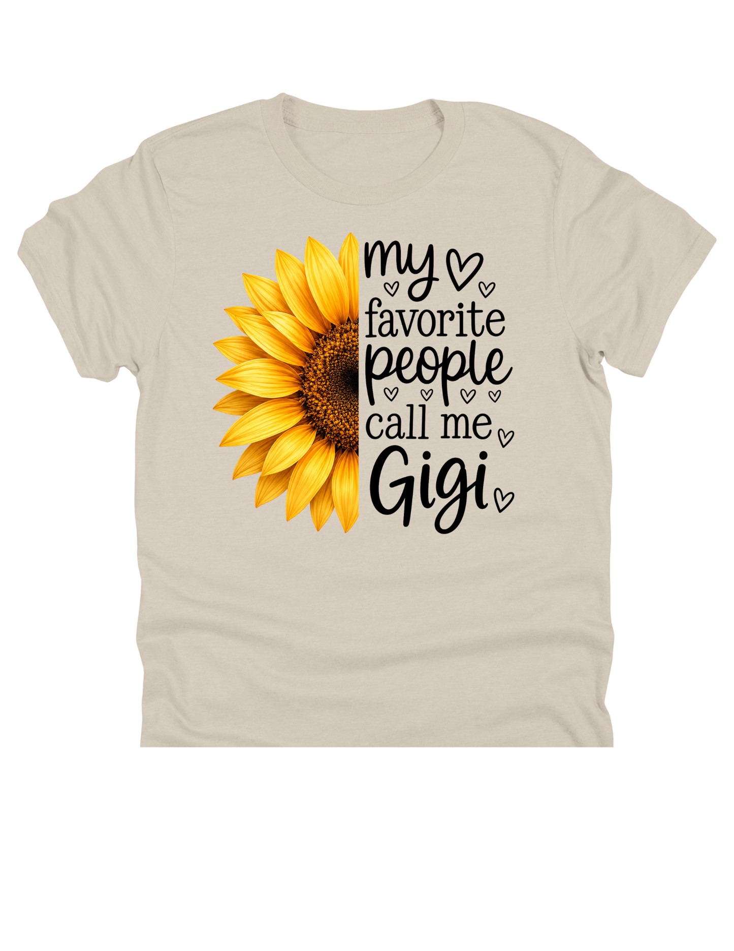 11" DTF Ready to Press - My Favorite People Call Me Gigi Sunflower | 0098