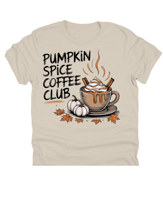 11" DTF Ready to Press - Pumpkin Spice Coffee Club | 003