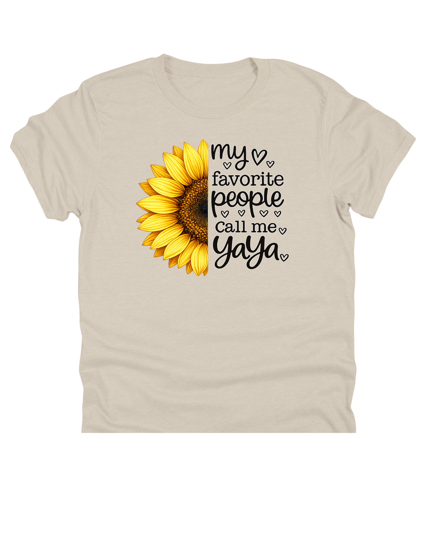 11" DTF Ready to Press - My Favorite People Call Me Yaya Sunflower | 0262