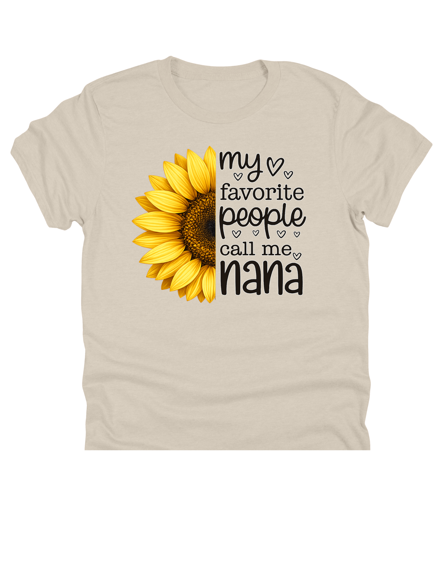 11" DTF Ready to Press - My Favorite People Call Me Nana Sunflower | 0260