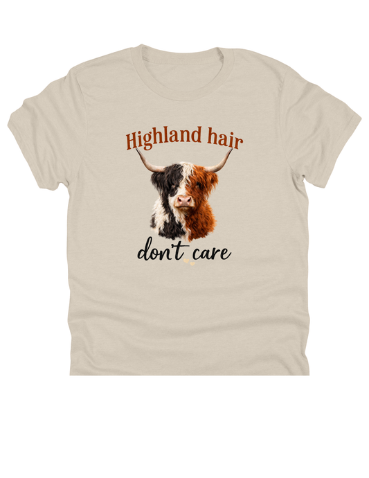 11" DTF Ready to Press - Highland Hair Don’t Care 352