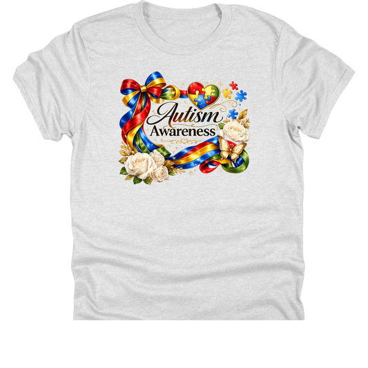 Autism Awareness Ribbon | 11" Ready to Press DTF Transfer|118
