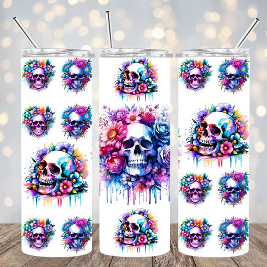 UVDTF 20 oz Cup Skulls 2163