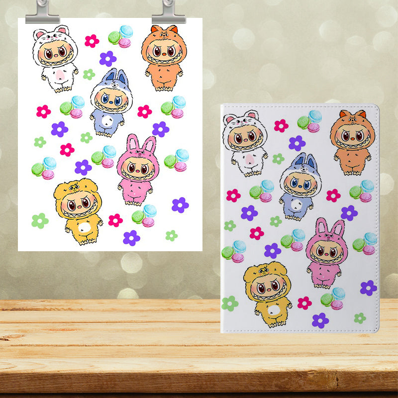 A5 Notebook UVDTF Wrap Plush Dolls 7083